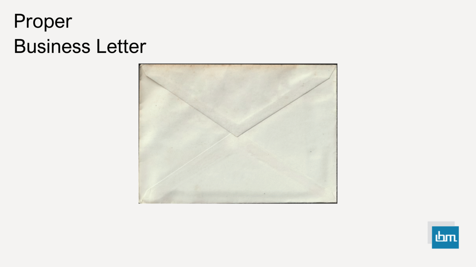 Proper Business Letter Address Format Example