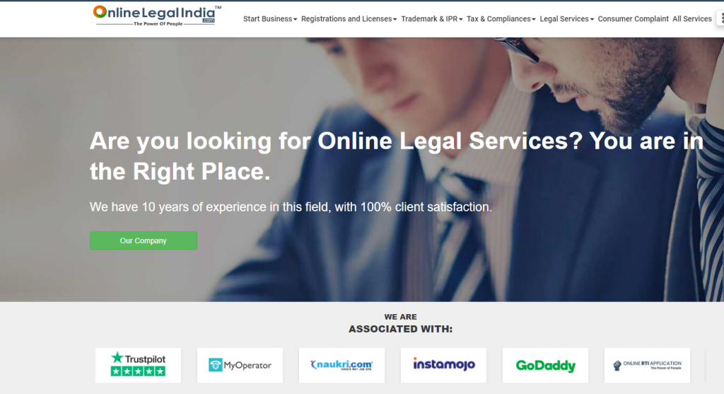 Best Online Legal Services In India - Online Legal India