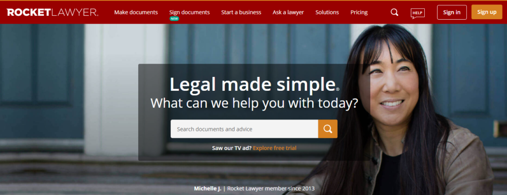 Best Online Legal Services  - Rocket Lawer