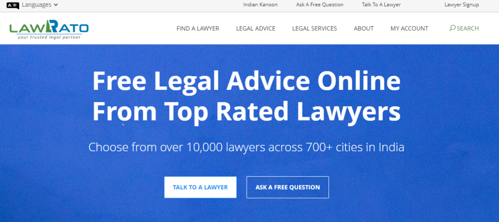 Best Online Legal Services In India - Lawrato