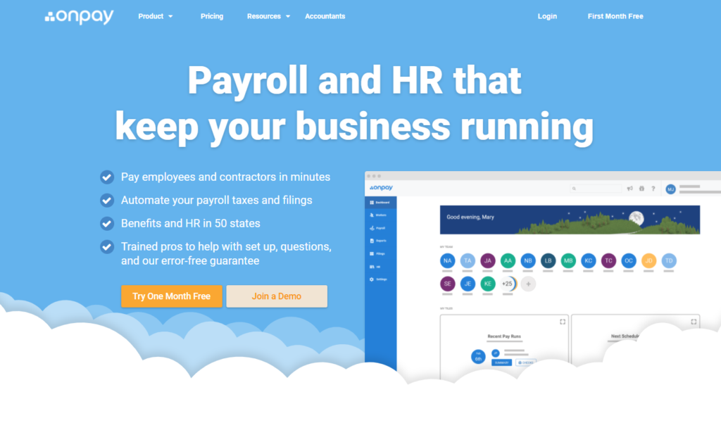 Best Online Payroll Services - OnePay