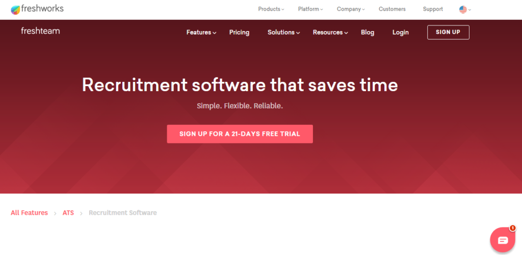 Best Recruiting Software - Freshtean