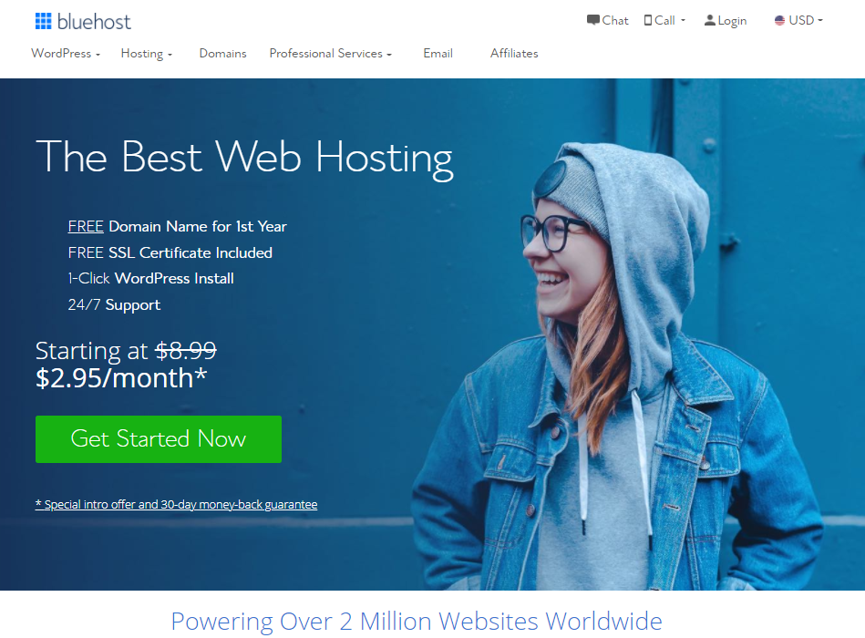 Best Domain Name Services - Bluehost