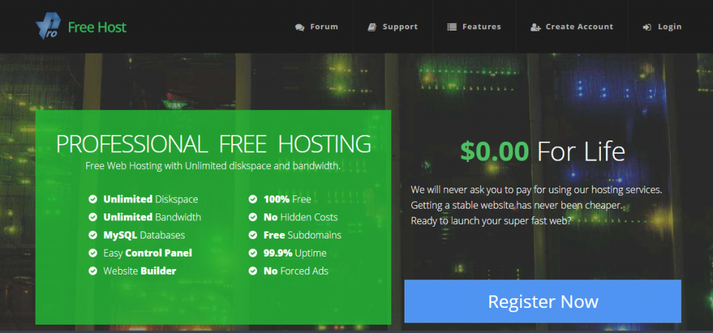 The Top 10 Best Web Hosting Free Providers List