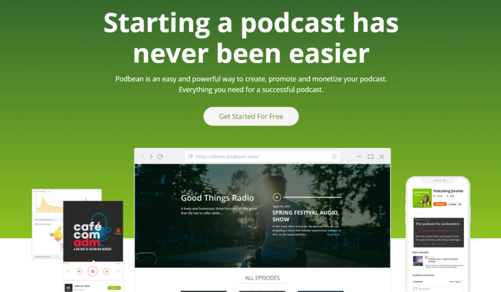 Best Podcast Hosting Sites - PodBean