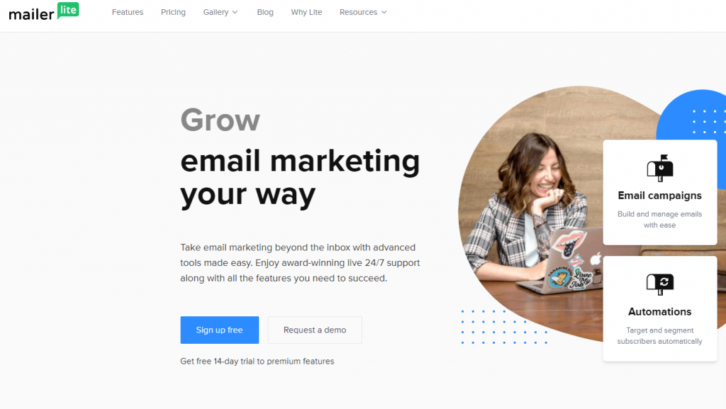 Best Email Marketing Software - Mailerlite