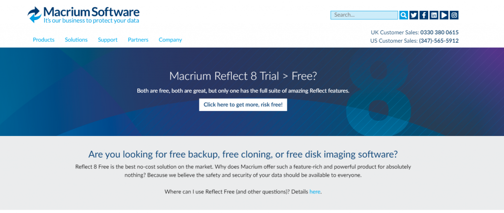 Best Backup Software - Macrium Reflect