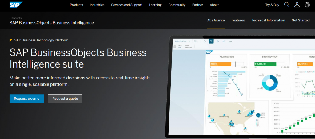 Best Business Intelligence Tools - SAP Business Intelligence