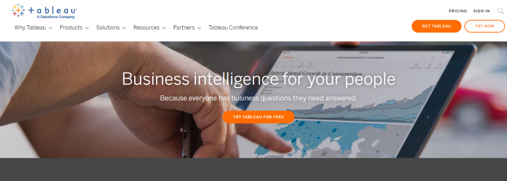 Best Business Intelligence Tools - Tableau