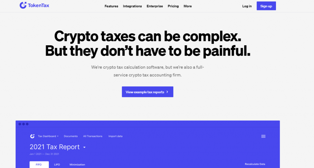 Best Crypto Tax Software - TokenTax