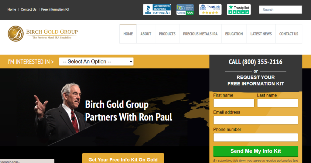 Best Gold IRA Companies - Birch Gold Group