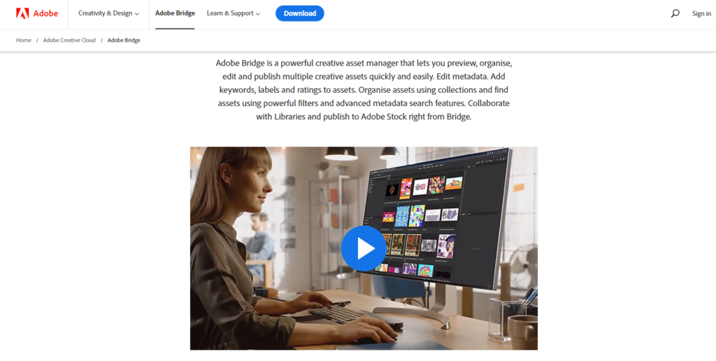 Best Photo Management Software - Adobe Bridge