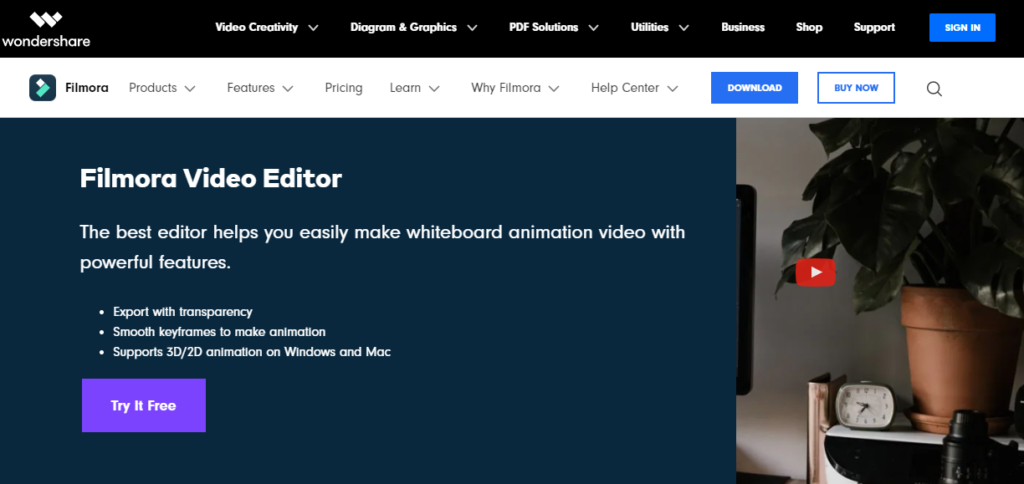 Best Whiteboard Animation Software - Filmora Pro