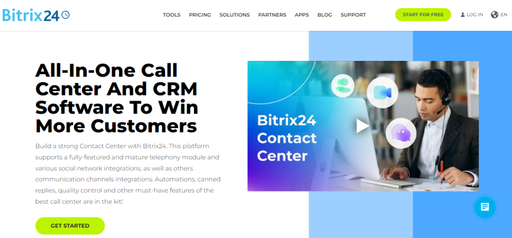 Best Call Center Software - Bitrix24