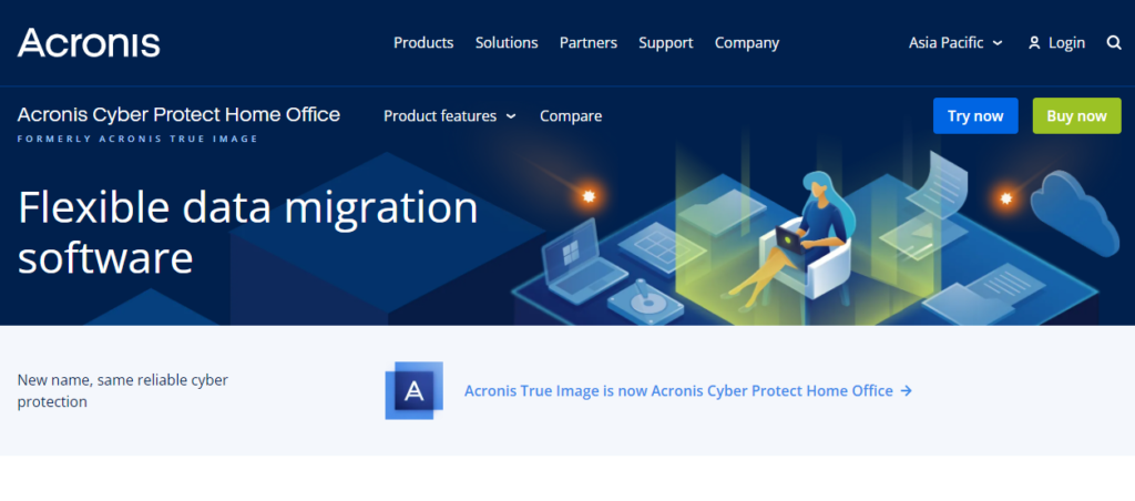 acronis true image data migration software pny