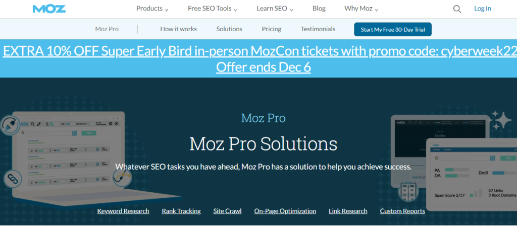 Best Keyword Rank Tracking Software - Moz Pro Keyword Rank