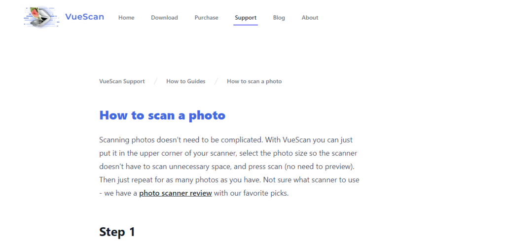 Best Photo Scanning Software - VueScan