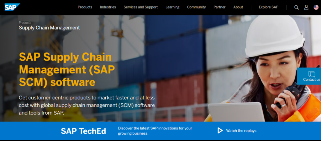 Best Supply Chain Management Software - SAP SCM