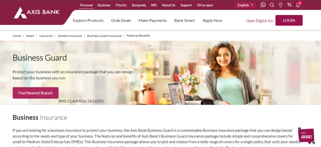 Best Small Business Insurance - AxisBank 