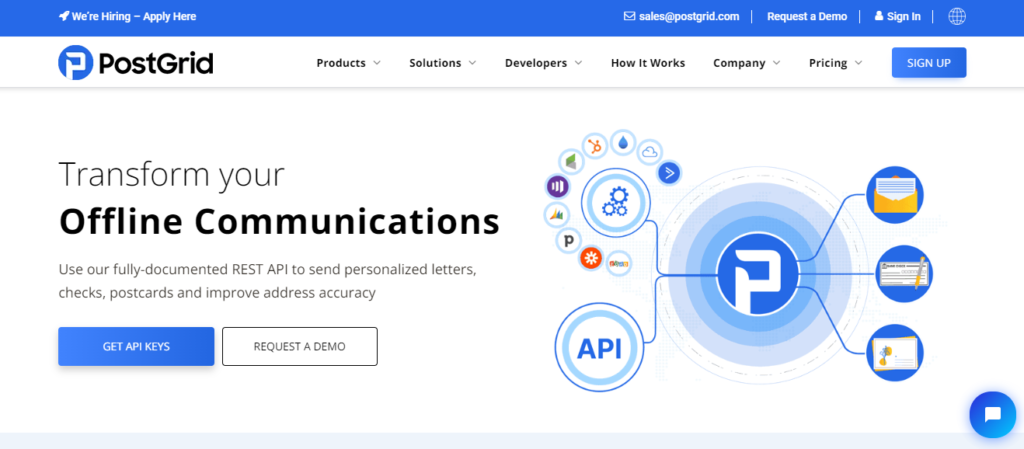 Direct Mail Services - PostGrid