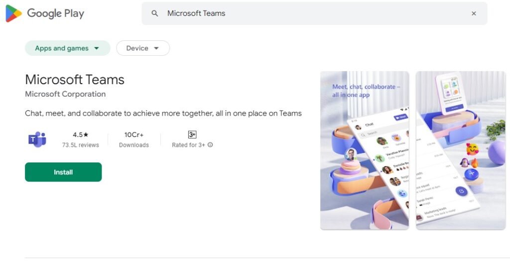 Best Video Conferencing for Android Apps - Microsoft Teams