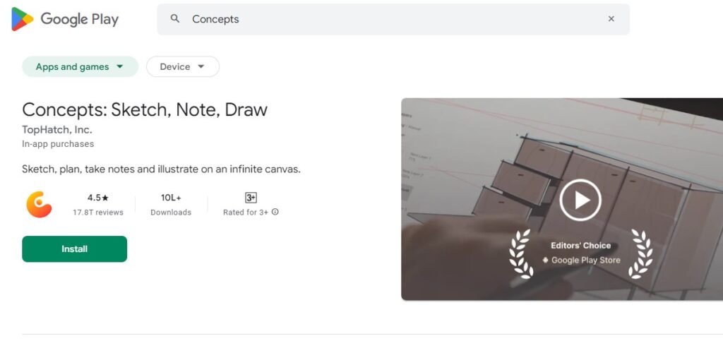 Best Drawing for Android Apps - Concepts