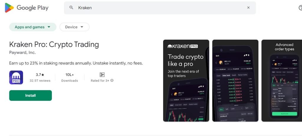 Best Identity Cryptocurrency for Android Apps - Kraken