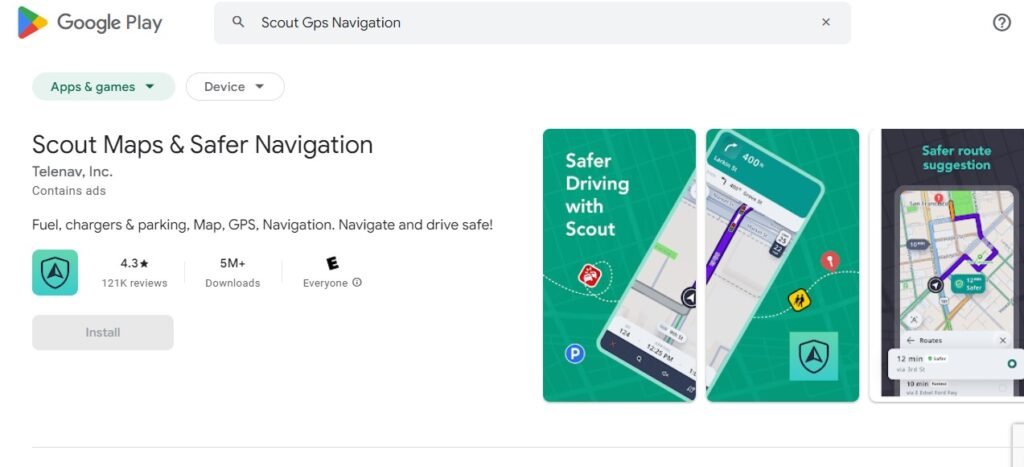 Best Map for Android Apps - Scout Gps Navigation