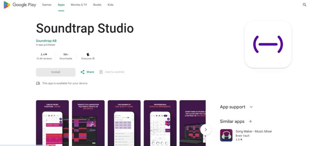 Best Music Making for Android Apps - Soundtrap