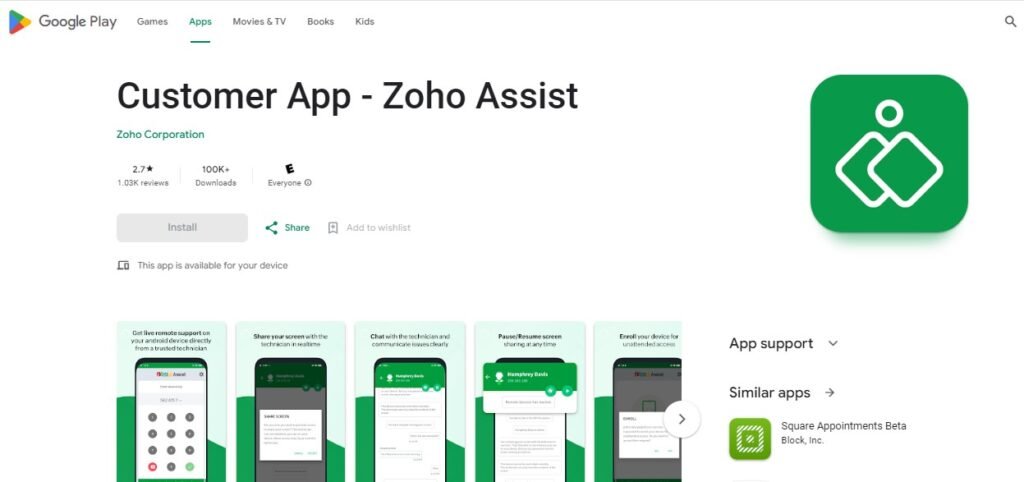 Best Remote Access for Android Apps - Zoho Assist