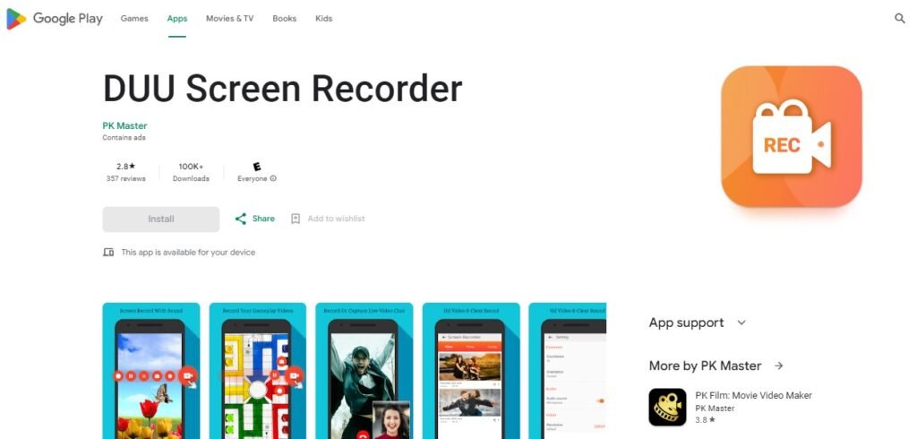 Best Screen Recorder for Android Apps - DU Recorder