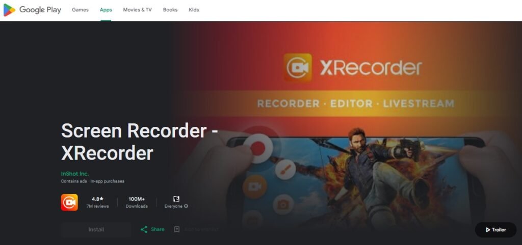 Best Screen Recorder for Android Apps - Xrecorder