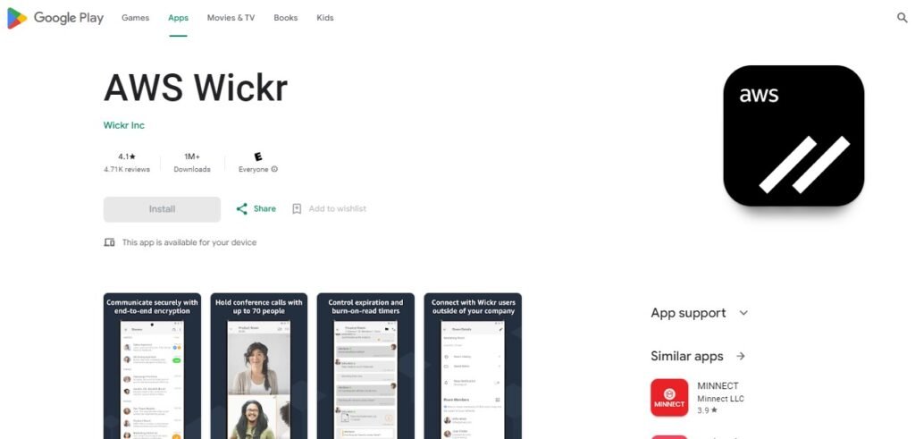 Best Security And Privacy for Android Apps - Wickr Me