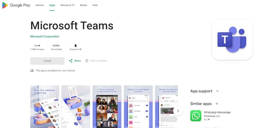 Best Team Collaboration for Android Apps - Microsoft Teams