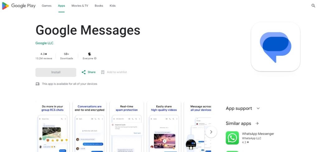 Best Messaging for Android Apps - Google Messages