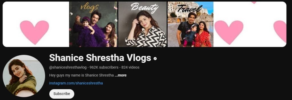 Best Couples YouTube Channels - Shanice Shrestha Vlogs