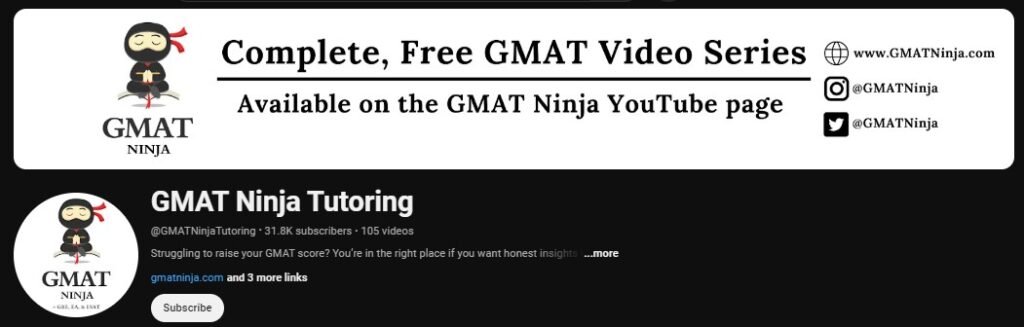 Best ETS Preparation YouTube Channels - GMAT Ninja