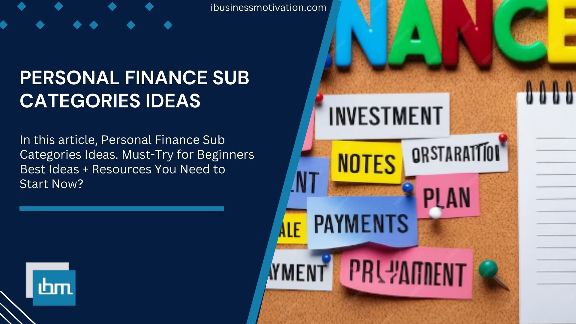 Personal Finance Sub Categories Ideas