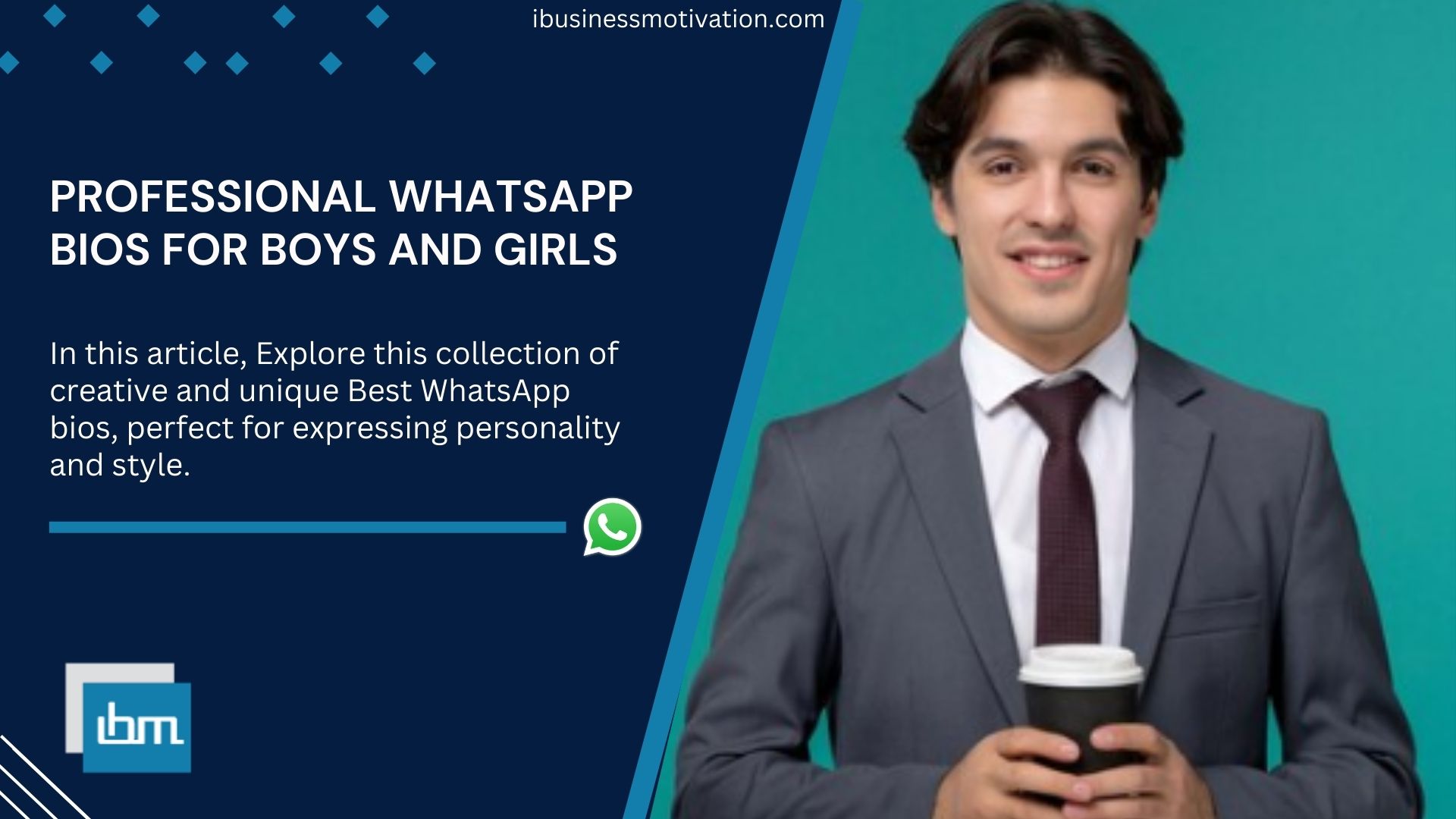 Professional WhatsApp Bios for Boys and Girls