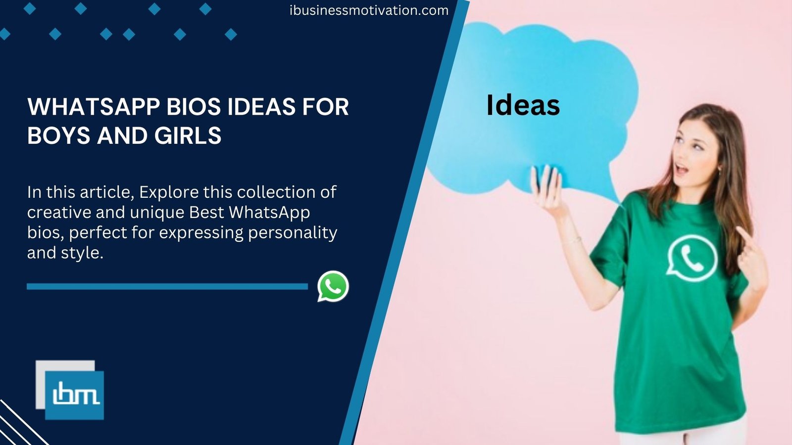 WhatsApp Bios Ideas for Boys and Girls