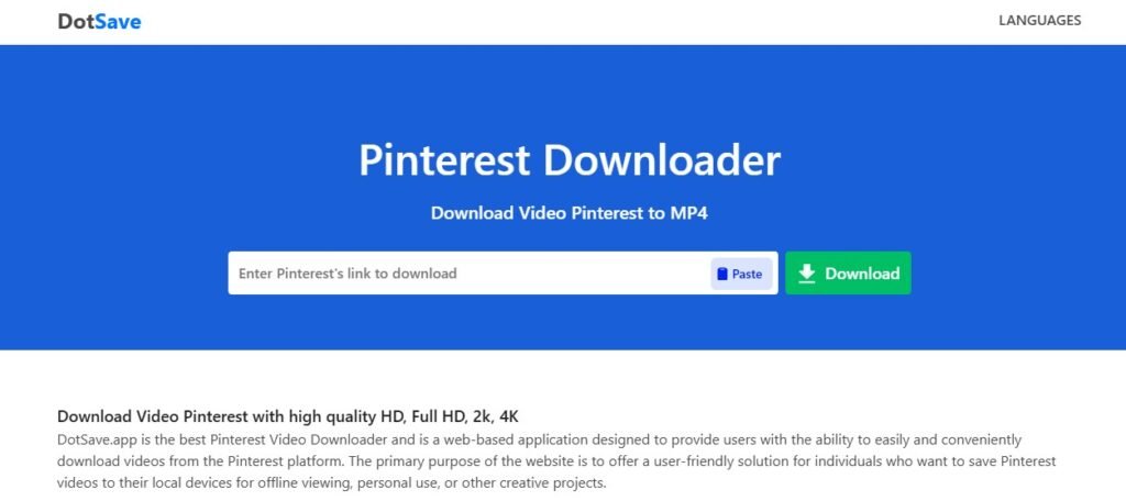 How to Download Pinterest Videos Using Browser Extension dotsave.app