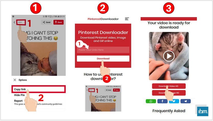 How to Download Pinterest Videos Using Mobile Chrome Browser