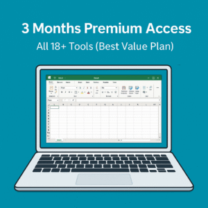 3 Months Premium Access – All 18+ Tools (Best Value Plan)