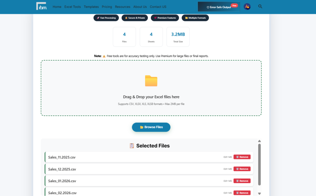 Merge Multiple Excel Files Into One Online Free Upload Multiple Files – IBusiness Excel