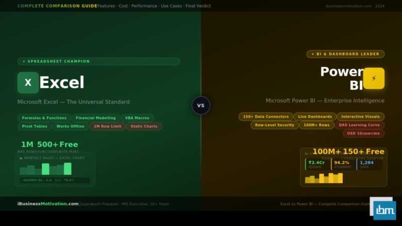 Excel vs Power BI for Data Analysis Which One Should You Use