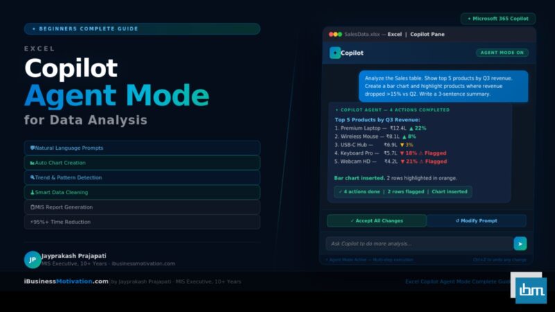 How to Use Excel Copilot Agent Mode for Data Analysis A Beginners Guide