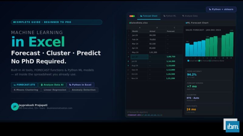 Machine Learning in Excel The Complete Beginner to Pro Guide